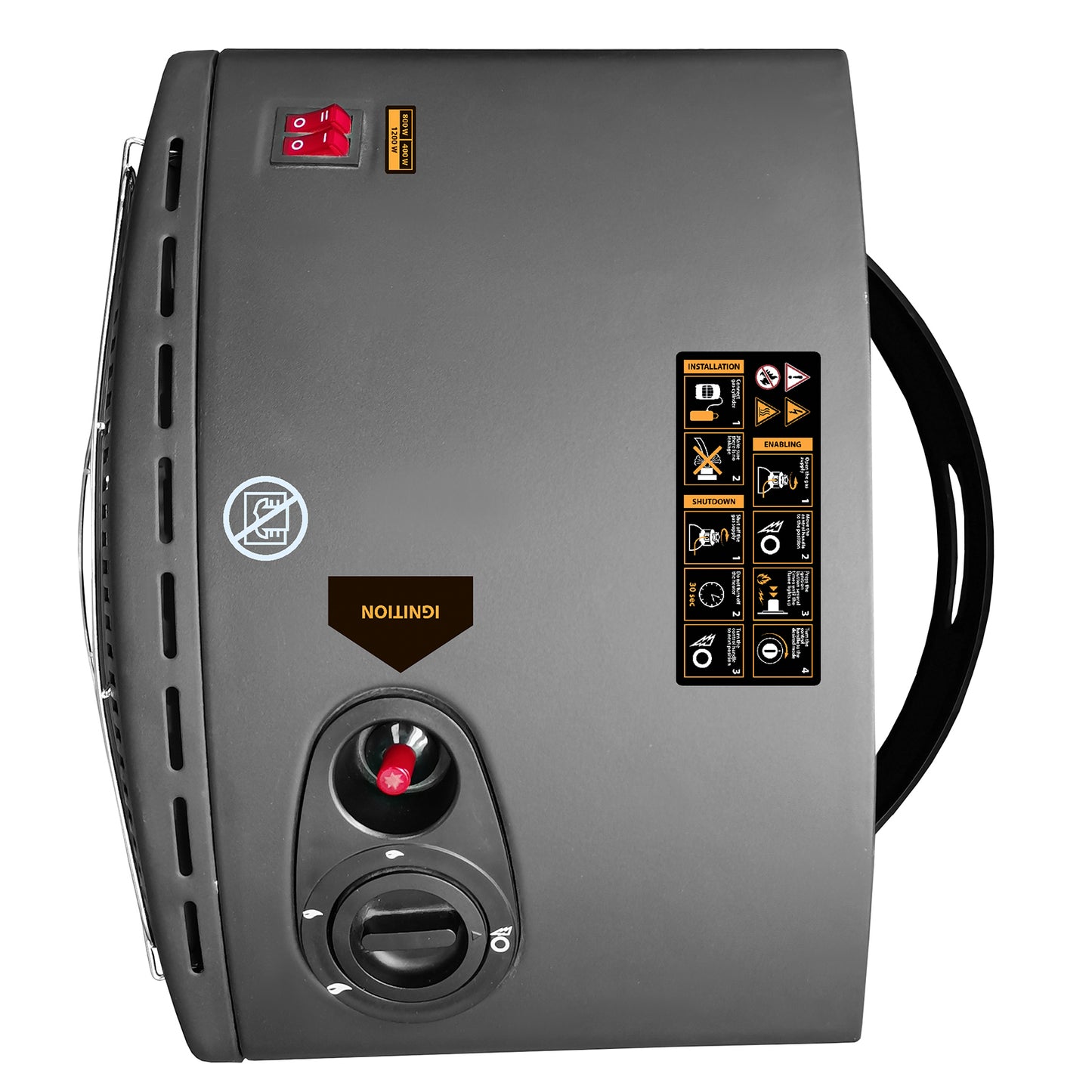 Incalzitor mixt gaz propan-butan / cuart infrarosu Denzel GIH 5-30, 5.7 kW, portabil, eficient