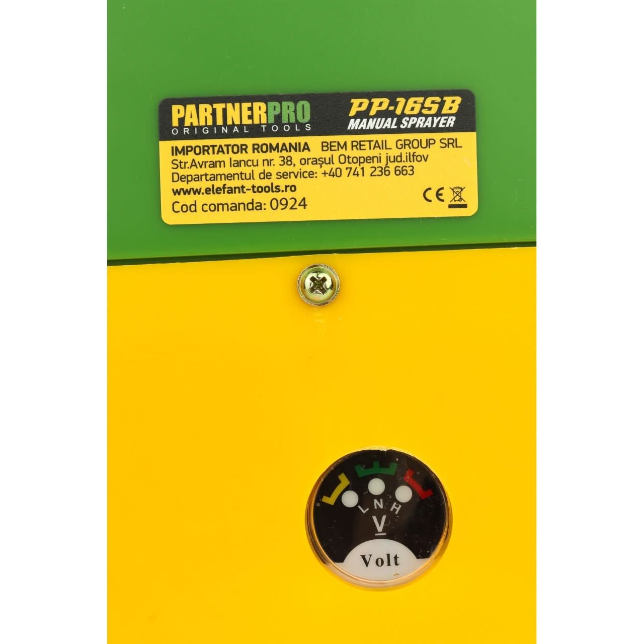 Pompa de Stropit cu Acumulator 16L, 12V 8Ah, PartnerPro PP-16SB, 620 m²