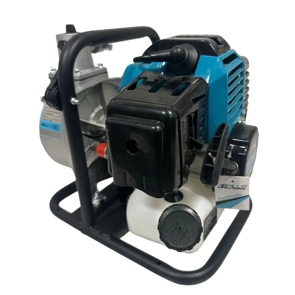 Motopompa Brillo 4CP benzina 2T racord 1 inch debit 9000l/h pornire manuala