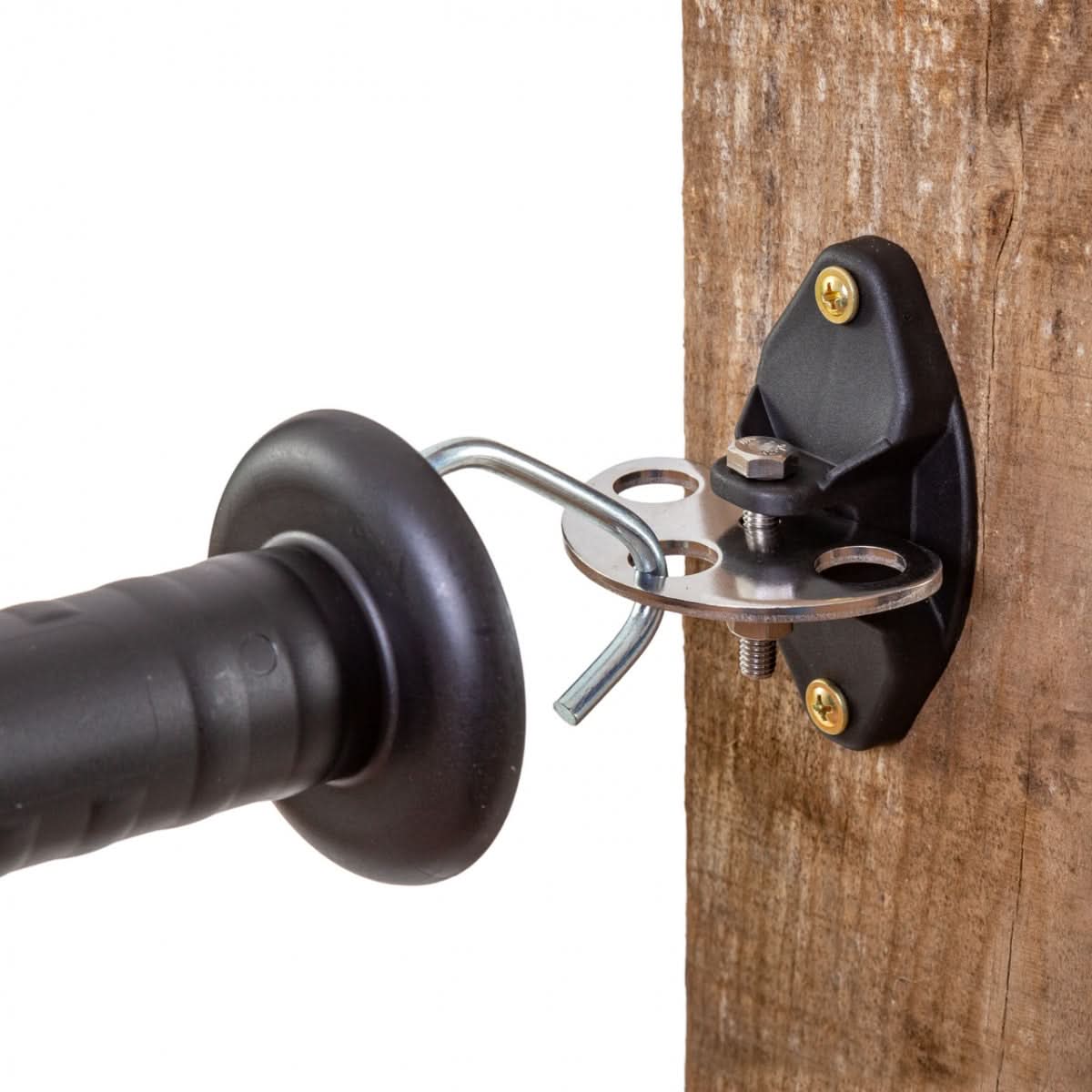 Izolator permanent poarta gard electric, set 2 buc, accesibil din 3 directii