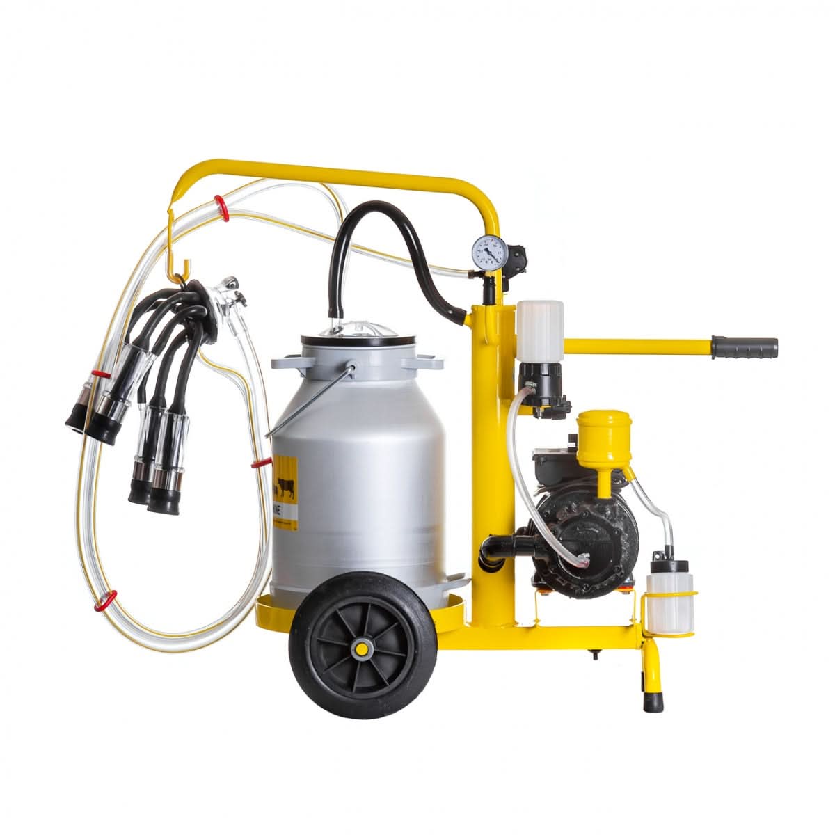 Aparat de muls vaci, cu 1 bidon aluminiu 25 litri, eco