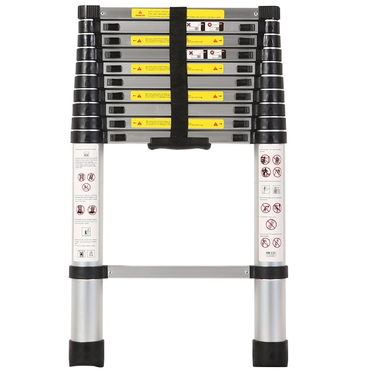 Scara telescopica ZEP , 3.2 m, 11 trepte, 150 kg, aluminiu