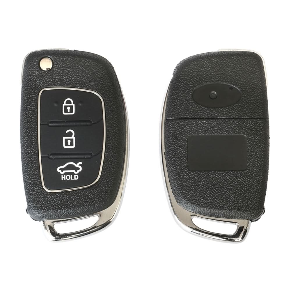 Carcasă Cheie Contact pentru Hyundai i20 / i30, 3 Butoane, cu Cheie