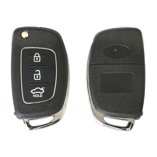 Carcasă Cheie Contact pentru Hyundai i20 / i30, 3 Butoane, cu Cheie