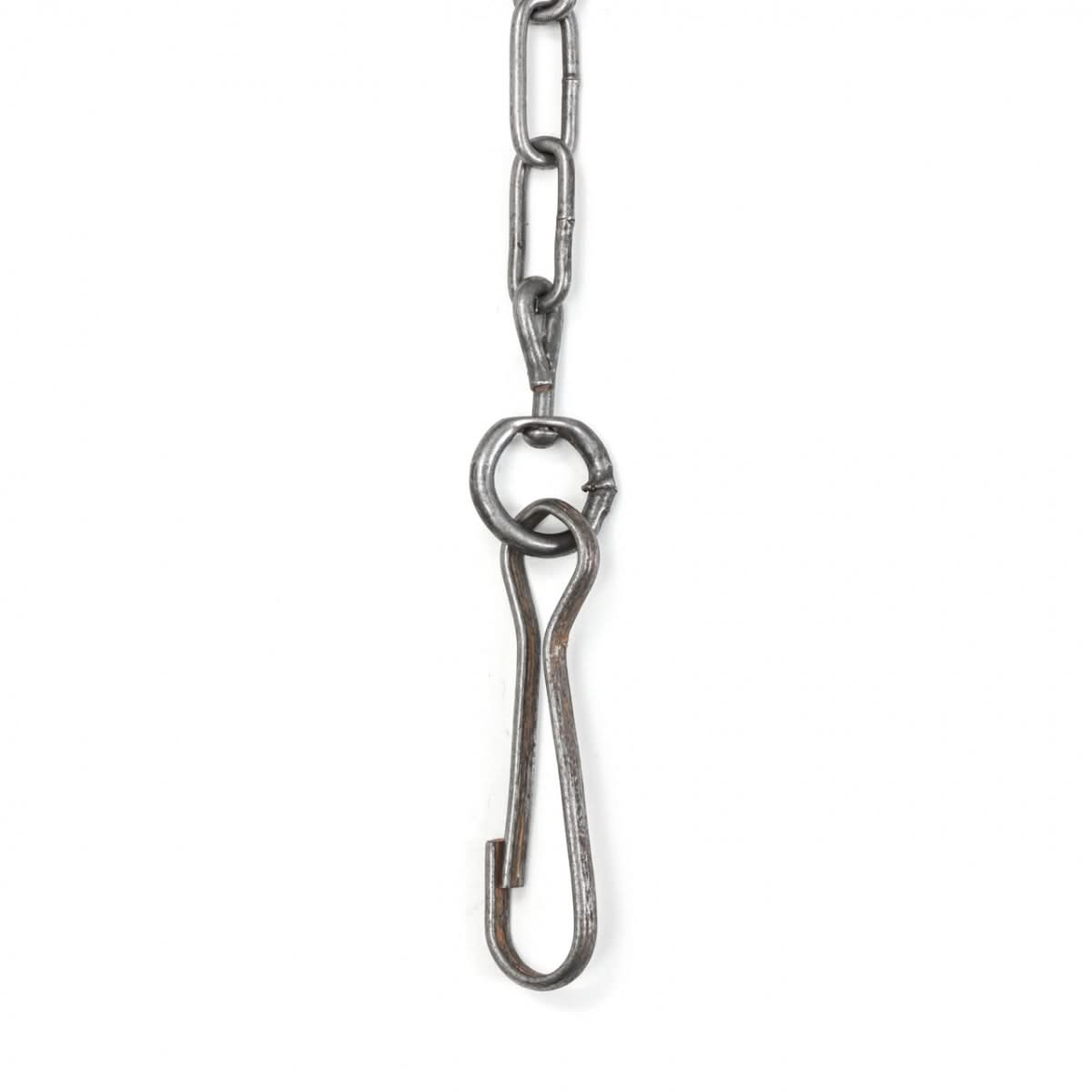 Lant pentru vaci, cu carabina Ø4 mm, 5 m