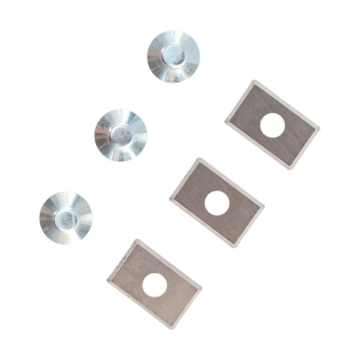 Set de trei cutite de rezerva pentru discuri de slefuire copite