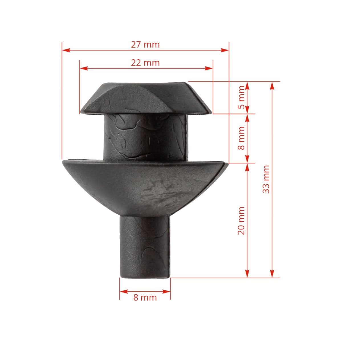 Dop de descarcare pentru rezervor de vid, cauciuc