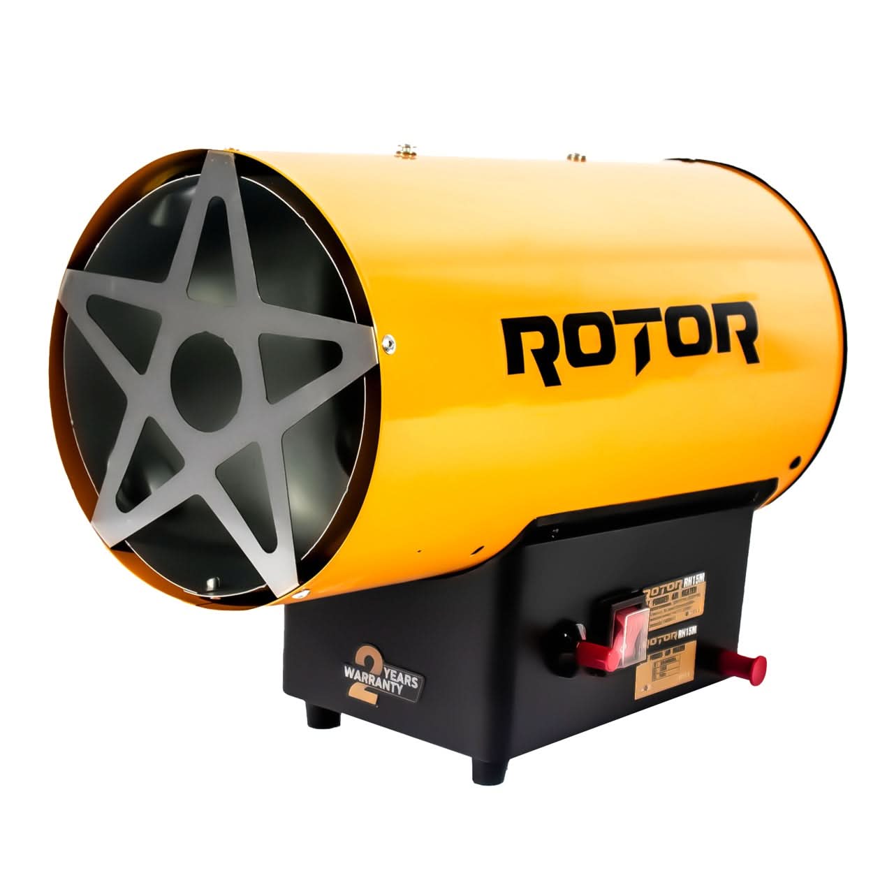 Aeroterma pe gaz Rotor RH-15M, 5000W, 51180 BTU, consum 1.09 kg/h, GPL, regulator + furtun