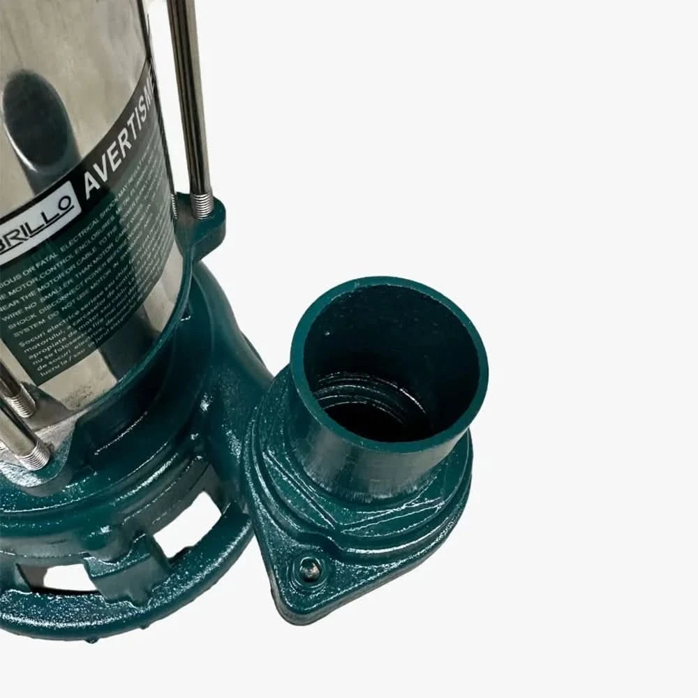 Pompa apa murdara Brillo 1500W cu flotor – Debit maxim 23 mc/h, tocator si refulare eficienta