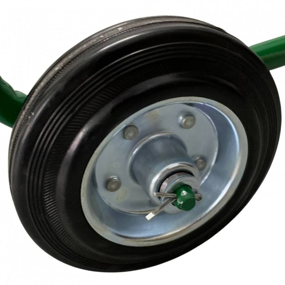 Carucior tambur furtun gradina VivaTechnix Premium VMD-1056, 4 roti, capacitate 100 m, fabricat in Romania