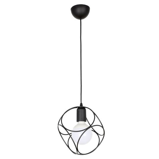 Lustra Selanik, 1xE27, 60W, 70x20cm, Negru