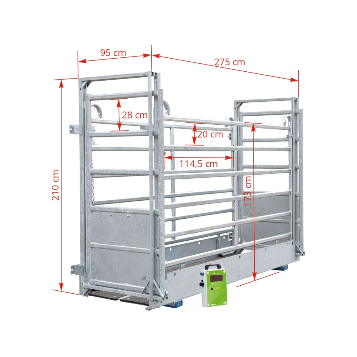 Cantar pentru animale, AniScale, pana la 1500 kg