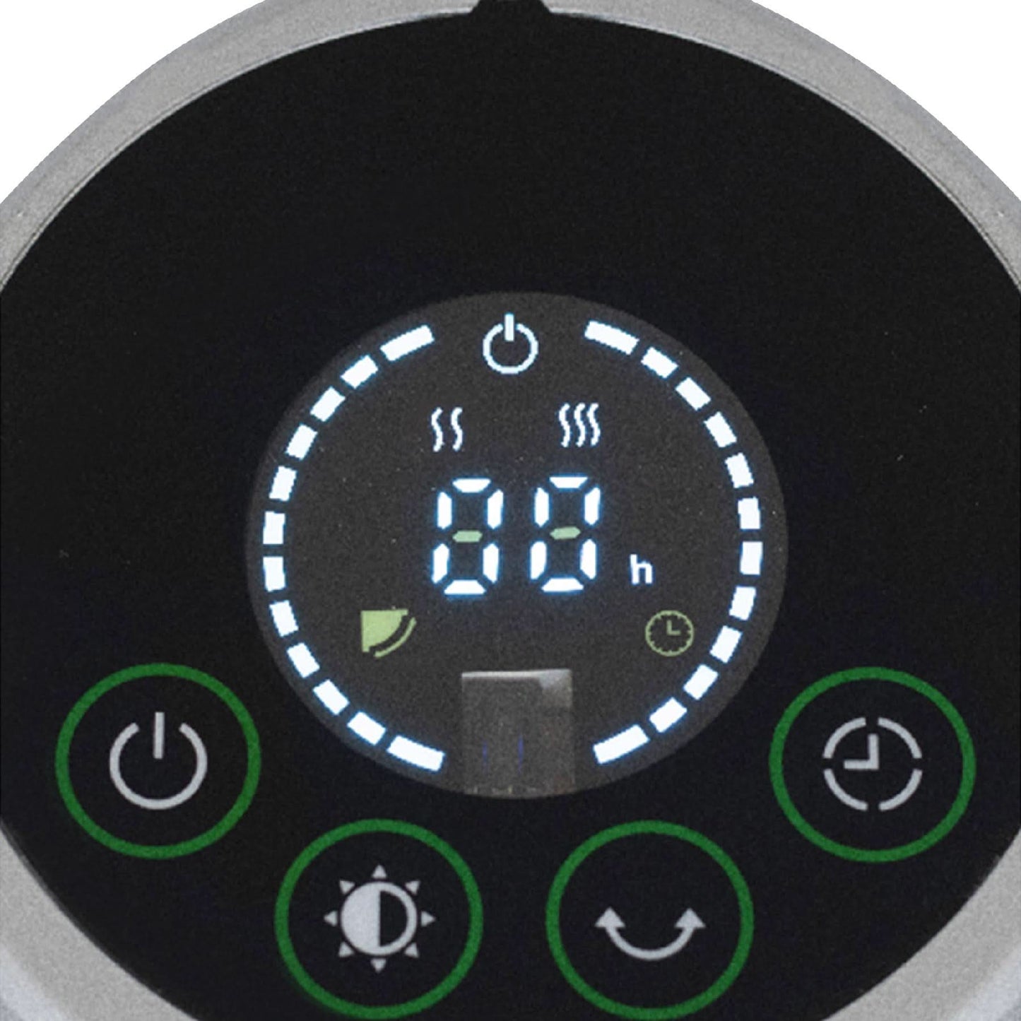 Radiator halogen si fibra de carbon FK 252, 1200W, telecomanda, oscilant, timer, IPX4