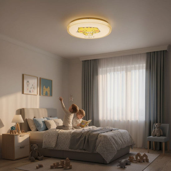 Plafoniera LED camera copii 24W, 2400 lm, Ø380x110 mm, 6500K