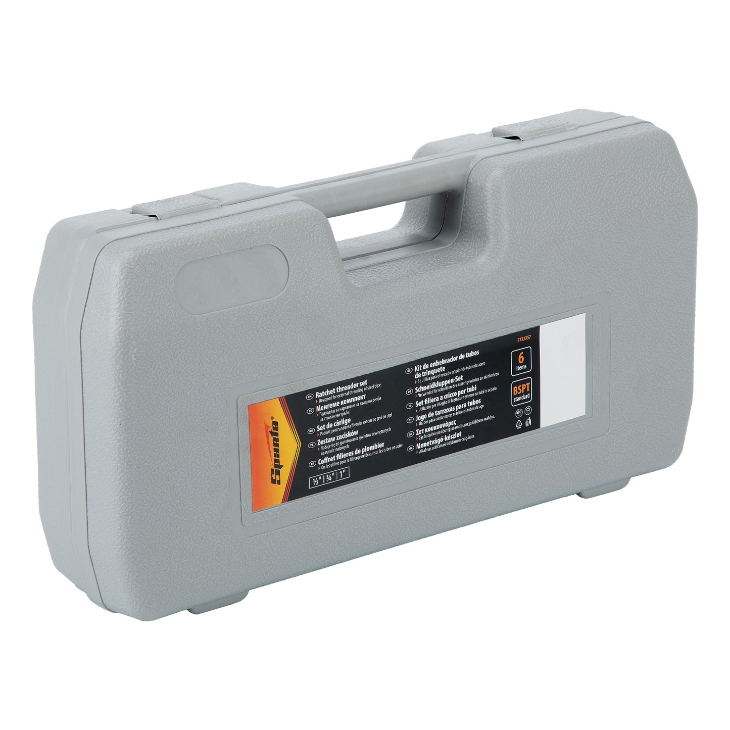 Set filiere Sparta, 1/2"-3/4"-1", 6 piese