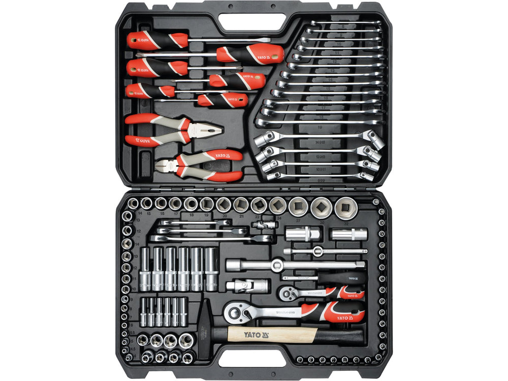 Trusa tubulare, chei combinate si antrenor 109 piese Yato – solutia completa pentru orice atelier