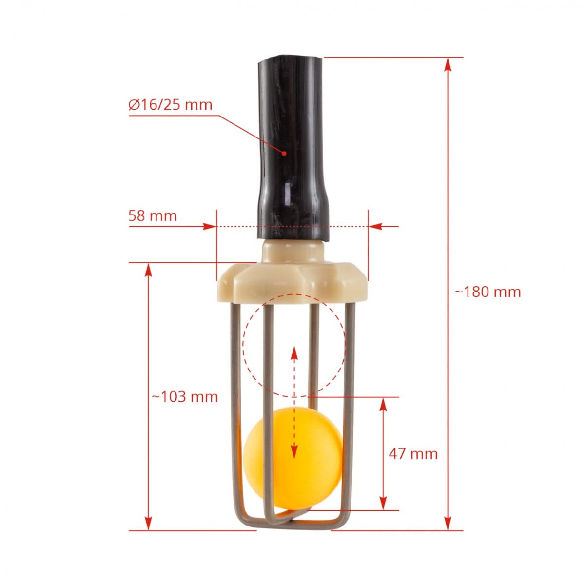 Dispozitiv oprire automată mulgere - montare pe capac, cu bilă flotantă