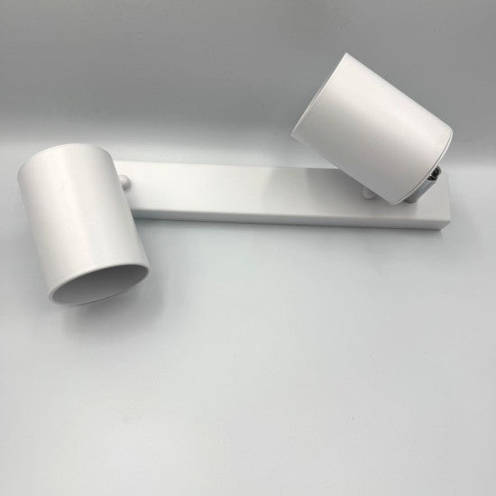 Spot liniar reglabil 2xGU10, 450 mm, alb
