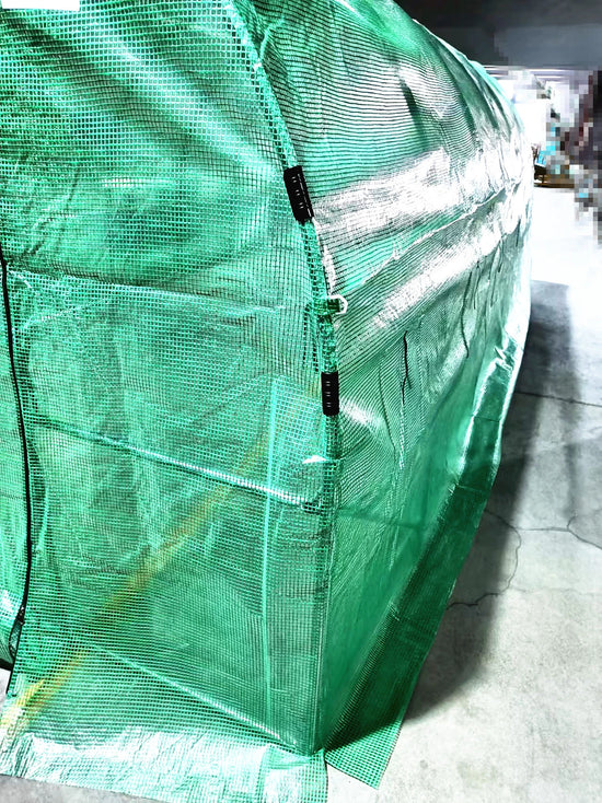 Solar gradina 10x3x2 m ZEP PRO, folie polietilena 180 g/mp, structura otel galvanizat, rezistent UV