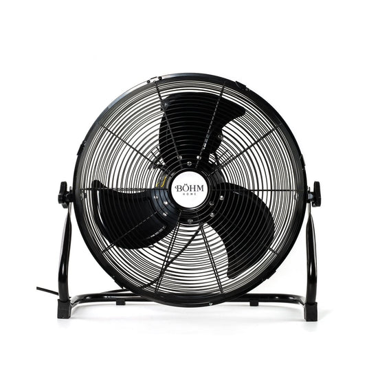 Ventilator de Podea BOHM BLFF-40, 16 Inch, 90W, 3 Viteze, Pale Aluminiu