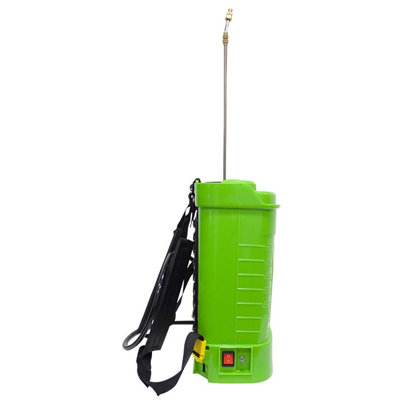 Pompa de stropit Brillo, 12L, cu baterie si manometru, lance inox si set diuze