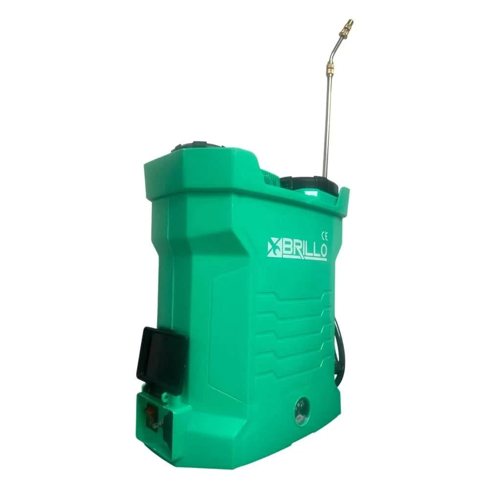 Pompa stropit electrica Brillo 12 litri acumulator 12V 8Ah lance inox 6 bari