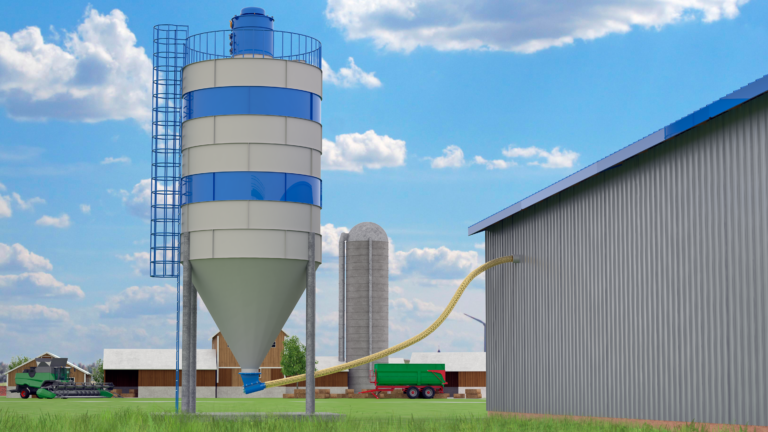 Snec flexibil pentru cereale 9 m, pana la 9 t/h – TMC, solutie profesionala pentru transport cereale