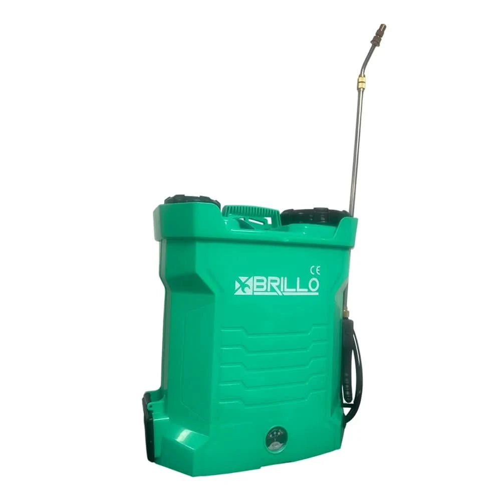 Pompa stropit electrica Brillo 12 litri acumulator 12V 8Ah lance inox 6 bari