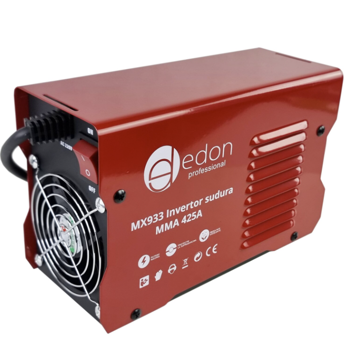 Aparat sudura Edon MMA 425A, invertor, 425A, ventilatie racire, afisaj electronic
