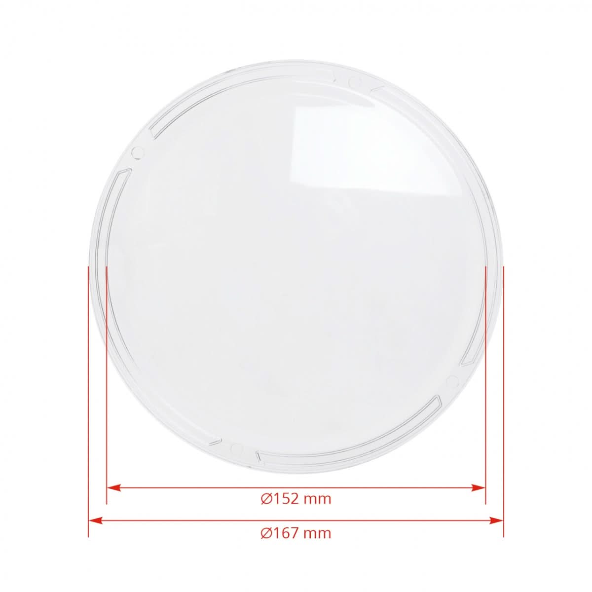 Capac transparent pentru rezervor de vid