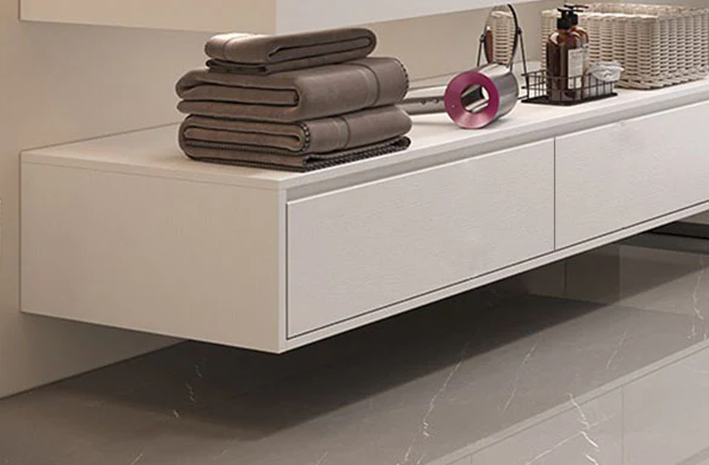 Set de baie NOVA alb - 60x50x15