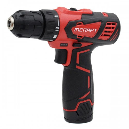 Masina insurubat cu acumulator 12V Incraft DK-12V 2 viteze 32Nm 2 acumulatori