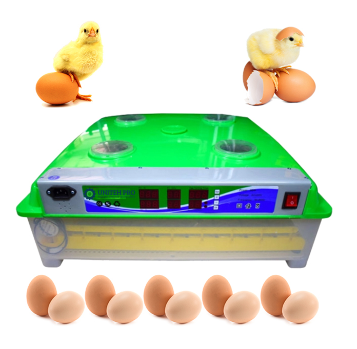 Incubator automat ZEP OVOBOX-98 pentru oua, capacitate mare, control digital temperatura si umiditate, intoarcere automata