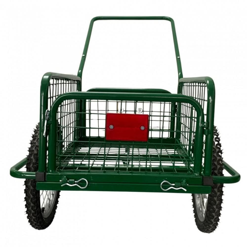 Carucior transport VivaTechnix VMD-1059, otel Ø21.3 mm, roti gonflabile, 100 kg, fabricat in Romania