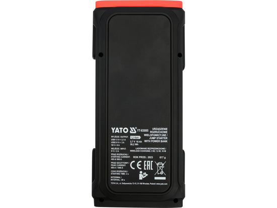 Acumulator extern portabil 16000mAh cu functie booster, incarcare wireless, lanterna SOS, pentru motoare benzina si diesel si dispozitive mobile - vedere 4