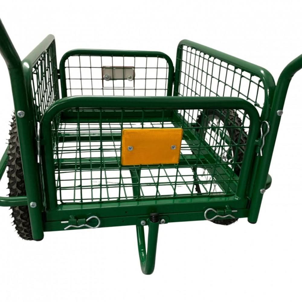 Carucior transport VivaTechnix VMD-1059, otel Ø21.3 mm, roti gonflabile, 100 kg, fabricat in Romania