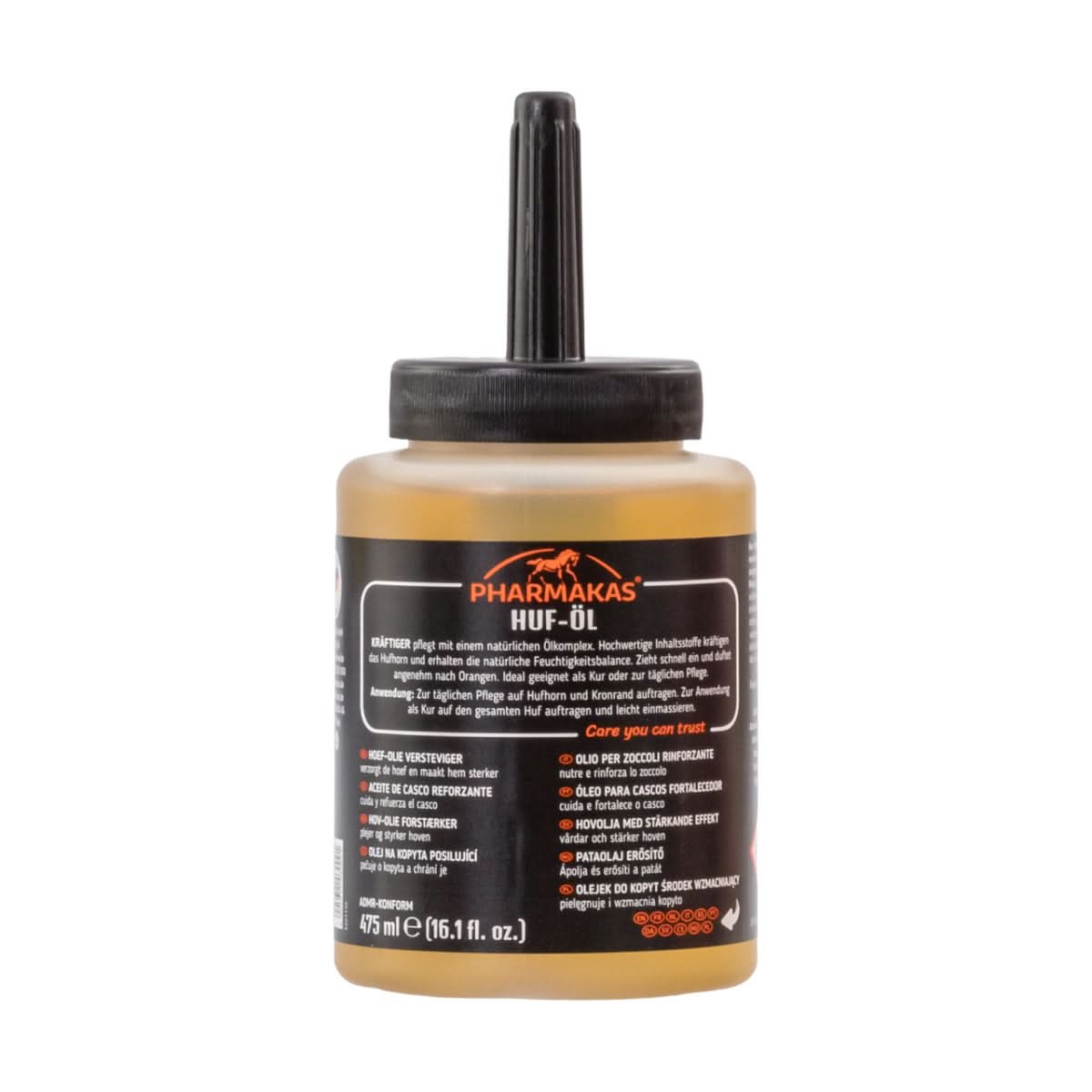 Ulei pentru intarirea copitelor, cu perie, Pharmakas, 475 ml