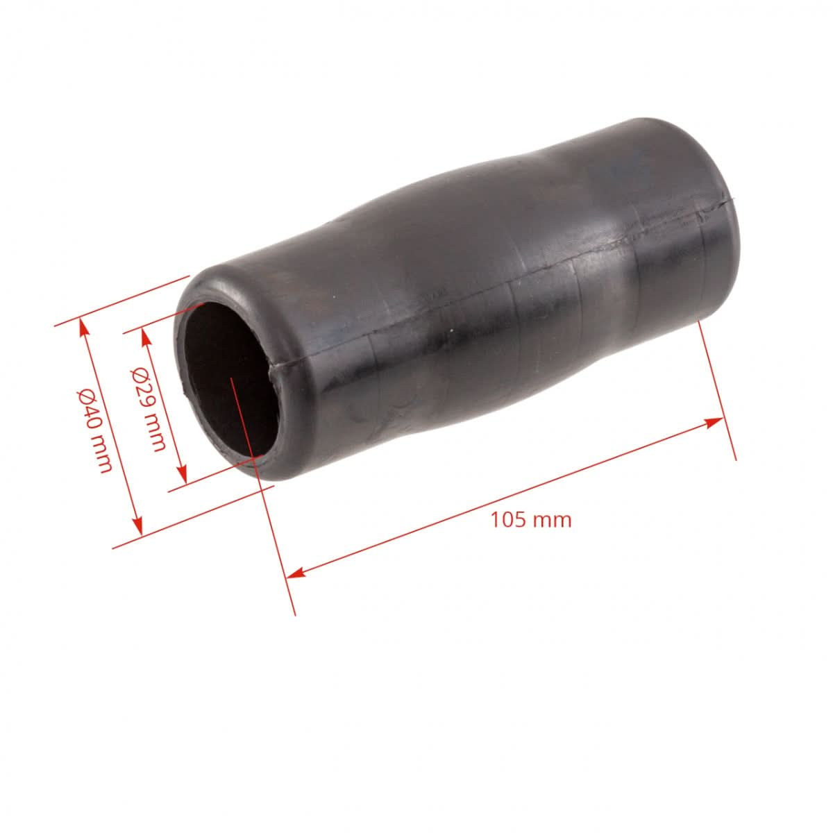 Furtun scurt special pentru conexiunea între pompa de vid și rezervor de vid