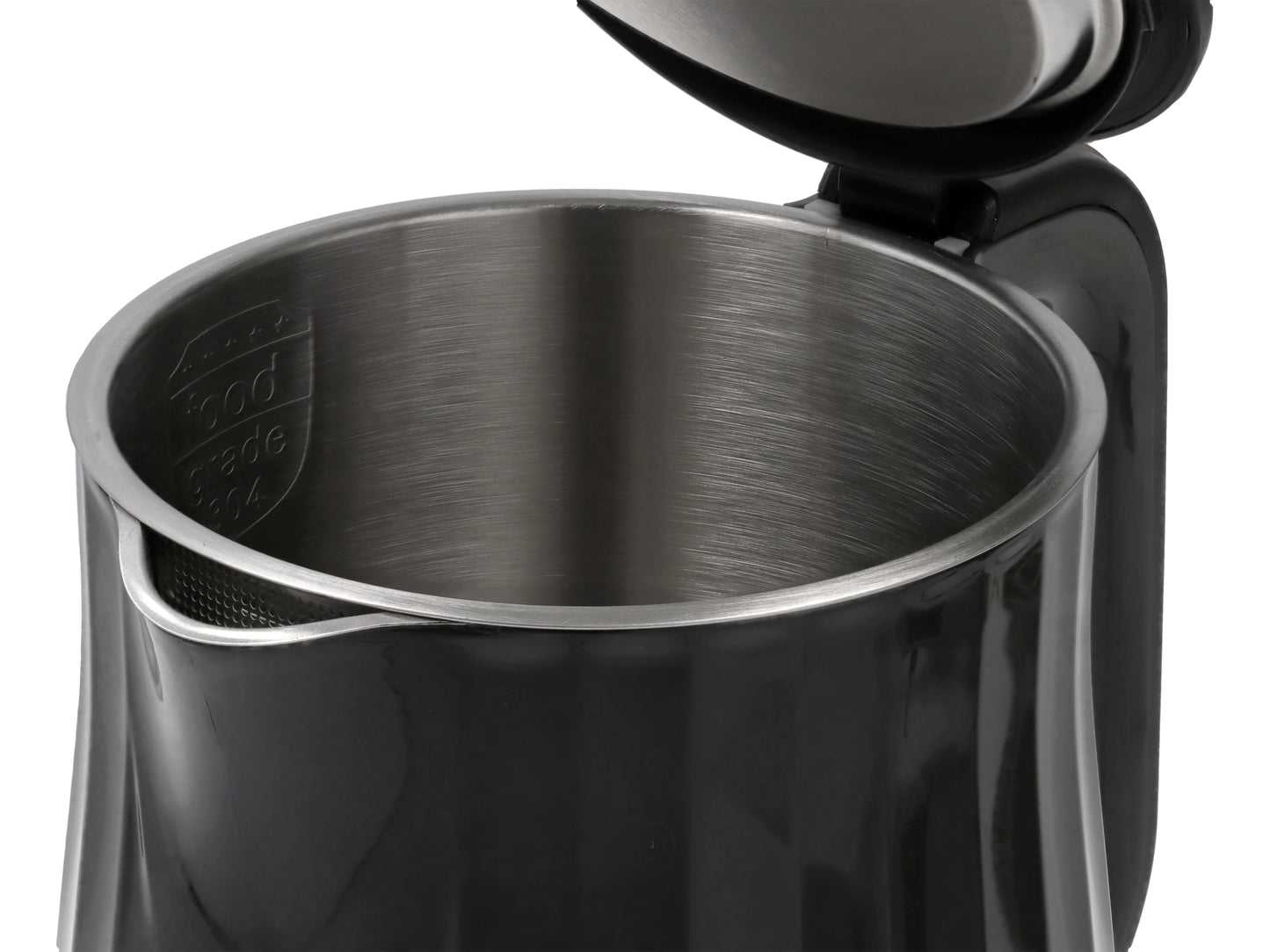 FIERBĂTOR ELECTRIC 1,7L, CONTROLUL TEMPERATURII, NEGRU