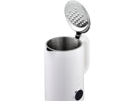 FIERBĂTOR ELECTRIC 1,7L, CONTROLUL TEMPERATURII, ALB