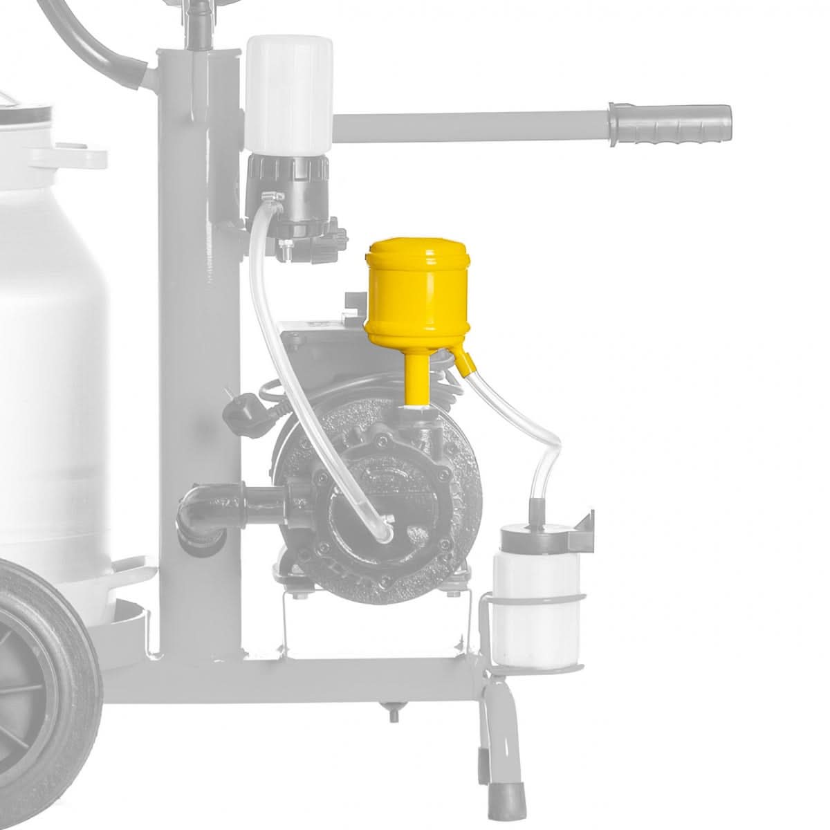 Rezervor de ulei folosit pentru aparate de muls, compatibil pompa 200 litri/min