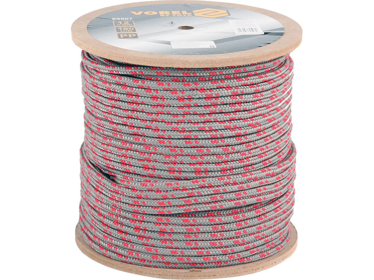 CORDELINĂ ÎMPLETITĂ PP 12MM, 180M