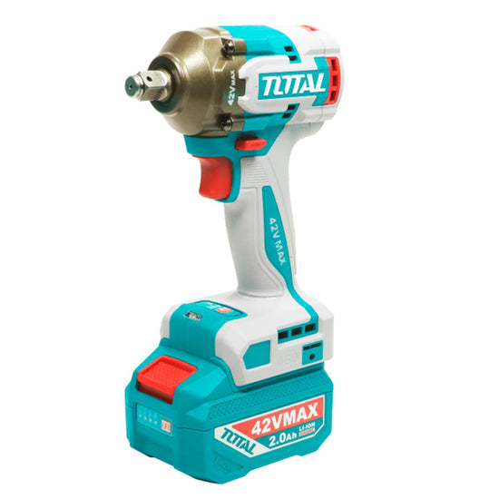 Masina de insurubat cu impact TOTAL 42V, 460 Nm, 1/2"