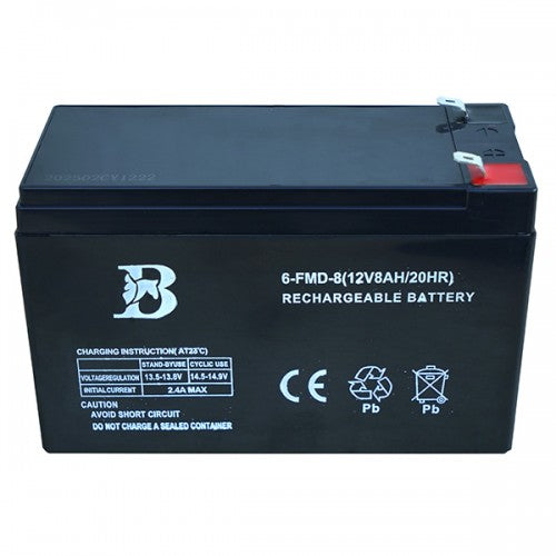 Acumulator pentru pompa de stropit electrica 12V 8Ah, compatibil universal