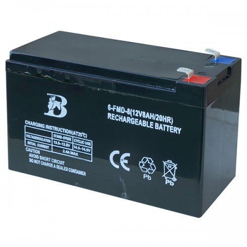 Acumulator pentru pompa de stropit electrica 12V 8Ah, compatibil universal