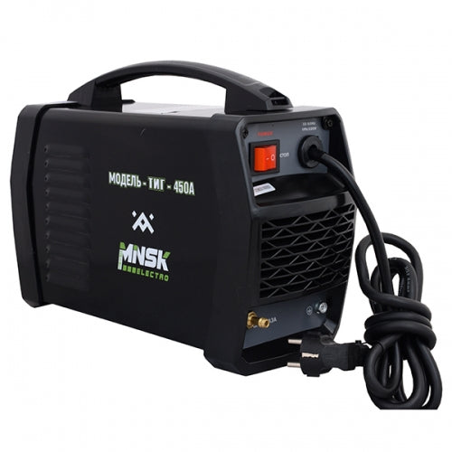 Aparat sudura invertor Minsk Electro TIG-450A, 450A, TIG/MMA, 230V, cabluri cupru, pistol TIG, protectie supraincalzire