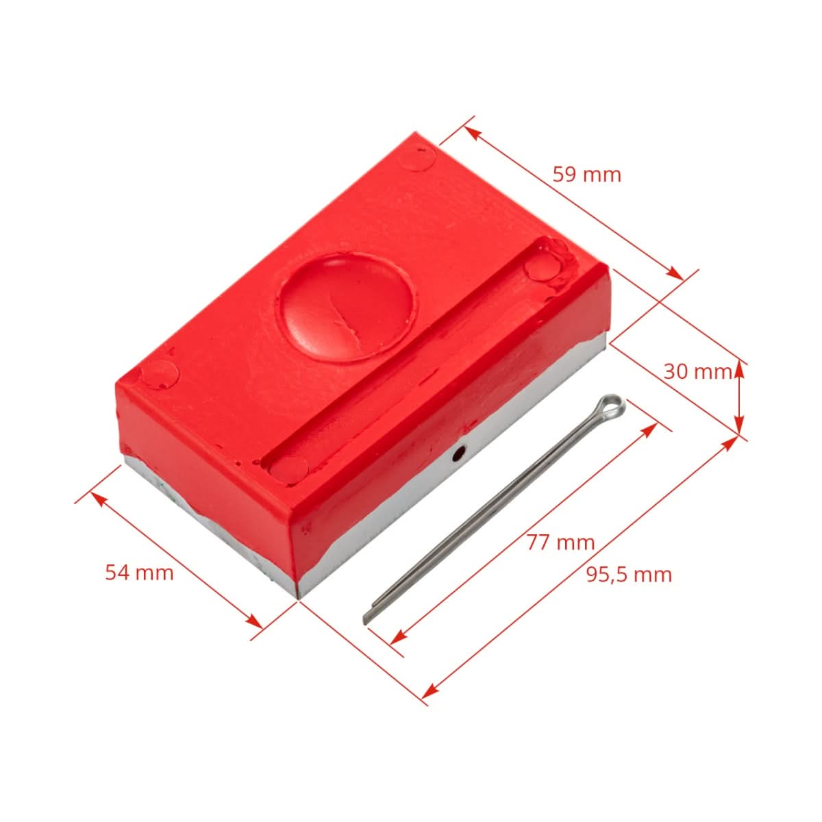 Bloc cerat marcaj monta oi rosu 200g