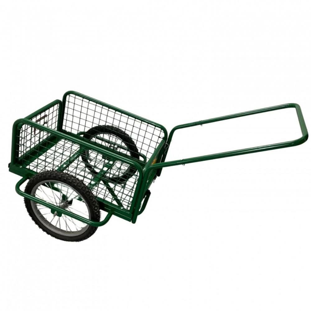 Carucior transport VivaTechnix VMD-1059, otel Ø21.3 mm, roti gonflabile, 100 kg, fabricat in Romania