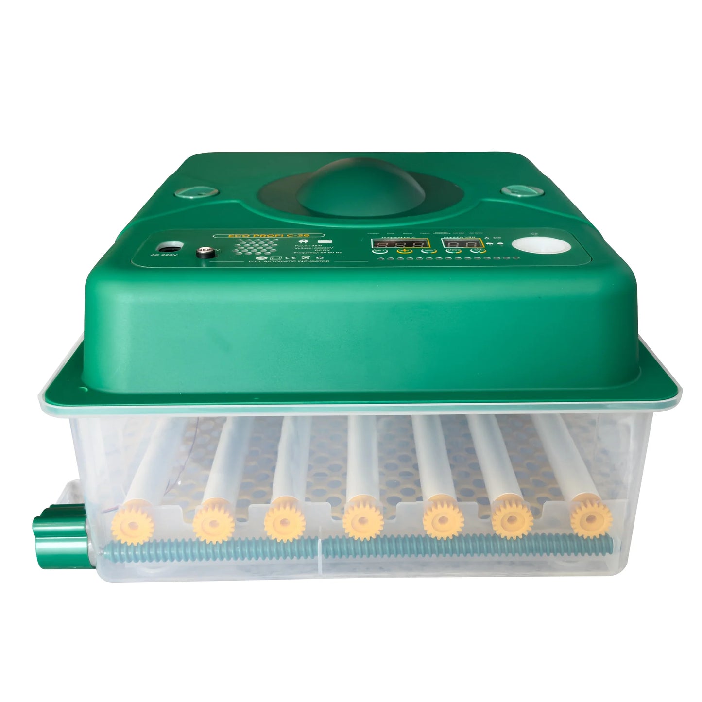 Incubator automat ZEP ECO PROFI C-36 pentru oua, 36 oua gaina, consum redus, control digital, intoarcere automata