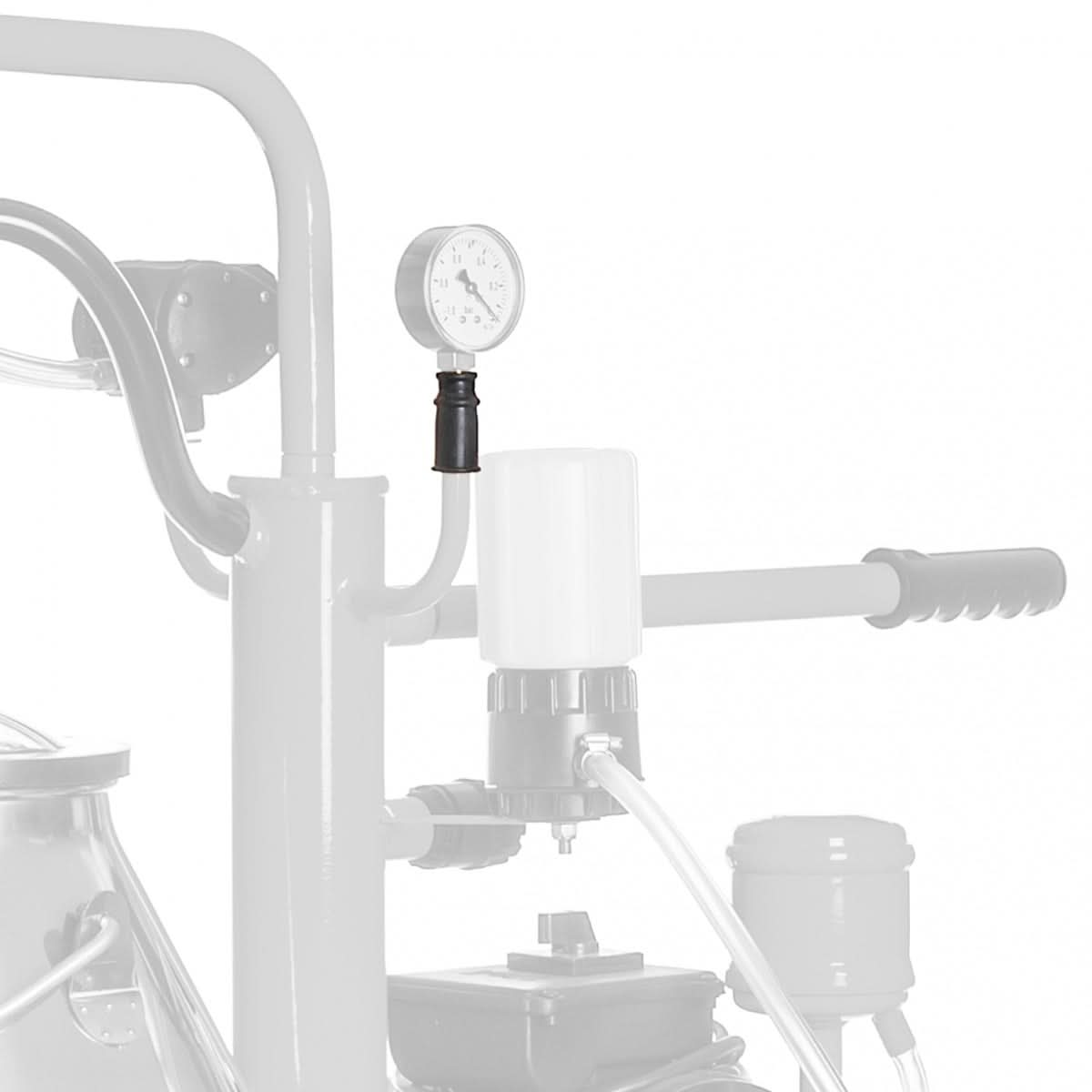 Conector manometru vid pentru aparate de muls